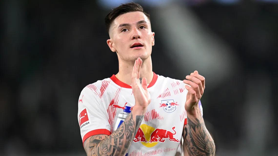 Newcastle and Manchester United Battle for RB Leipzig's Prolific Striker Benjamin Sesko - Bundesliga