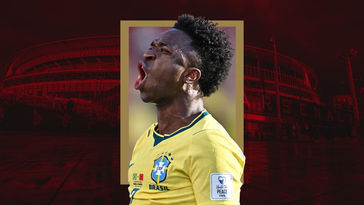 Pardew Claims Vinicius Jr to Arsenal is 'Done Deal'