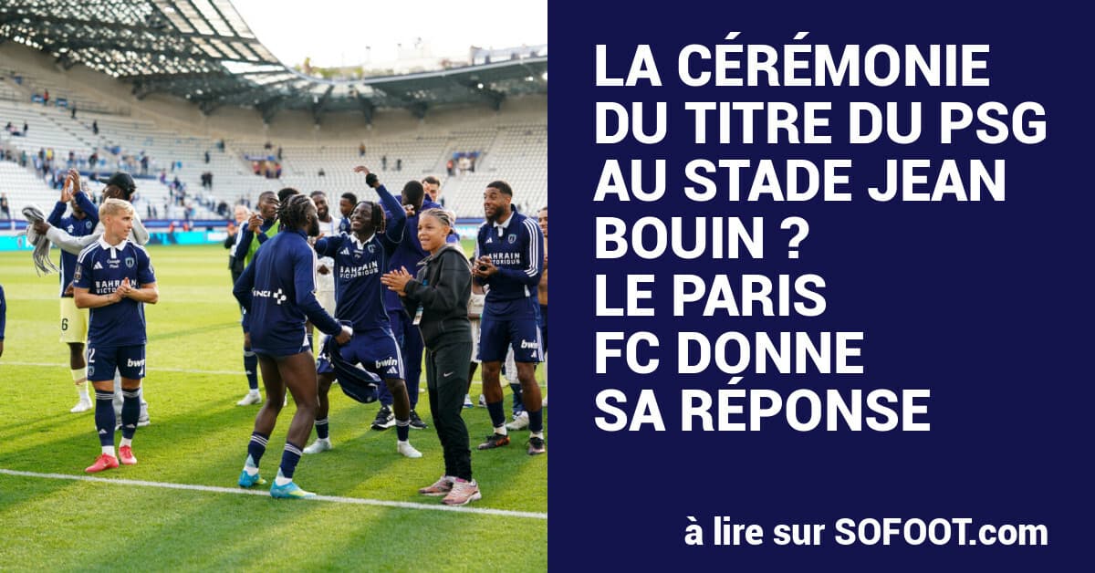 Paris FC Reject PSG Title Celebration Request