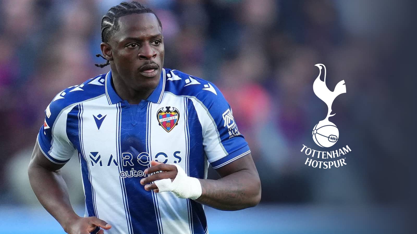 Tottenham poised to meet release clause for Levante's Eyong
