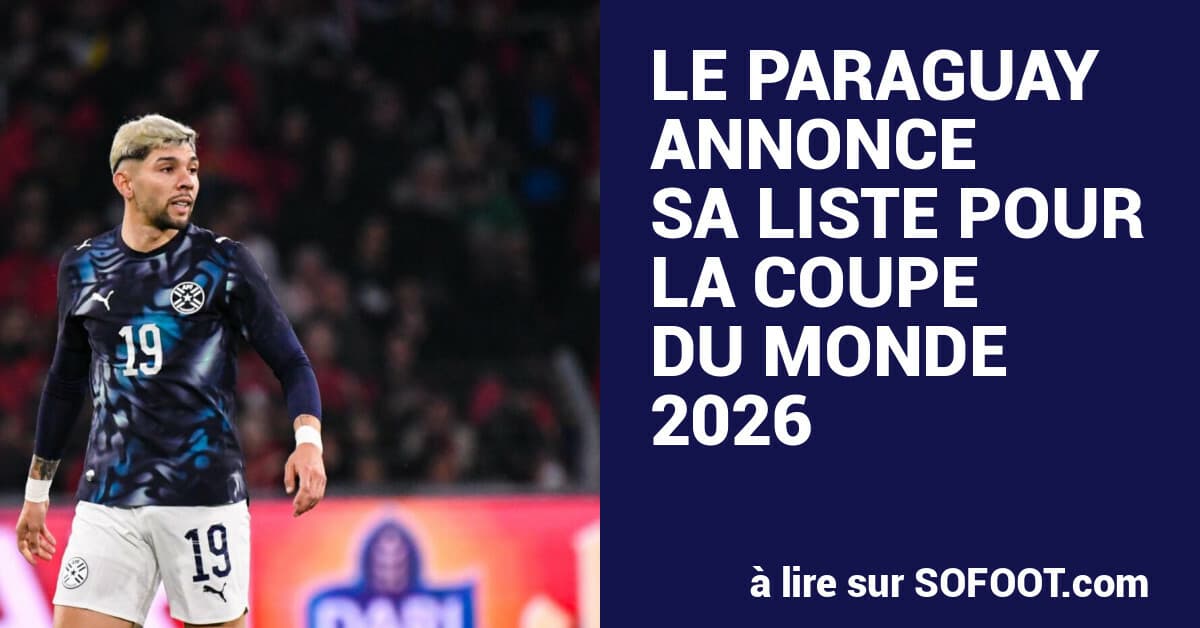 Paraguay Announces World Cup Squad