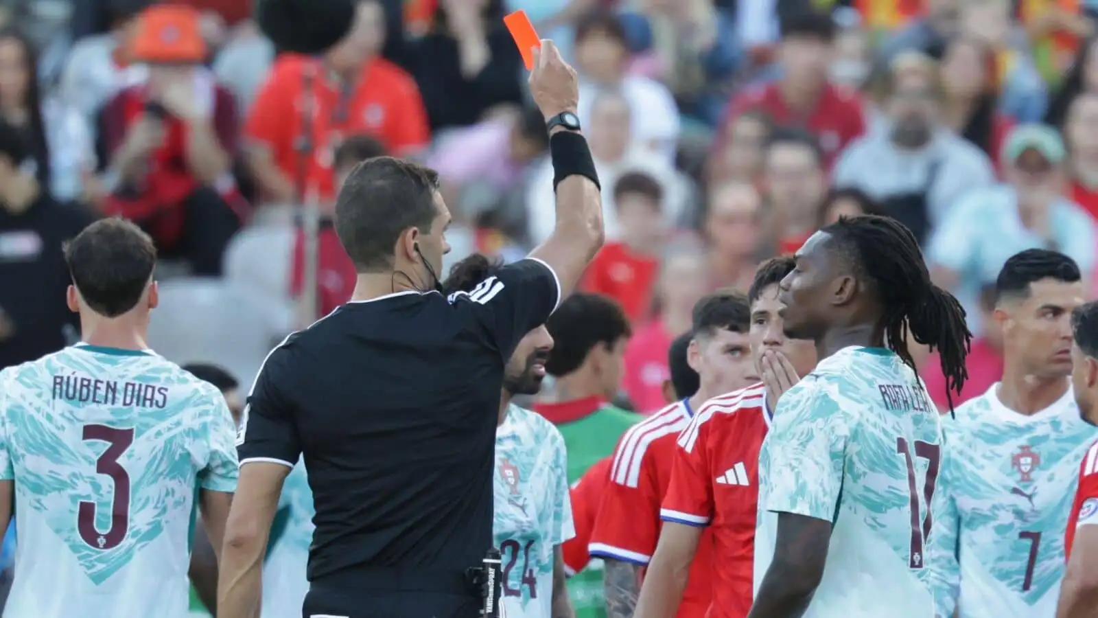 Leao Faces World Cup Ban After Red Card