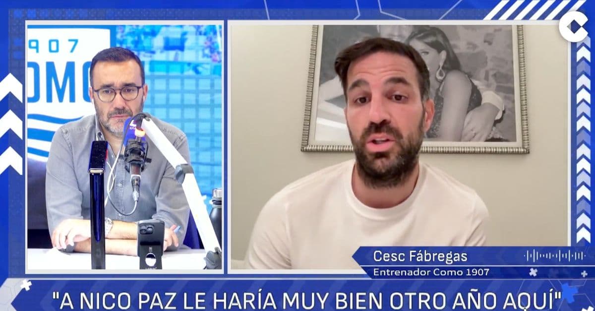Fabregas Believes Another Year at Como Would Benefit Inter Target Paz